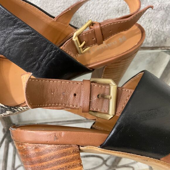 Naturalizer N5 Comfort Sandals Dahnny women’s size 8 Open Toe Black Leather - Picture 11 of 11